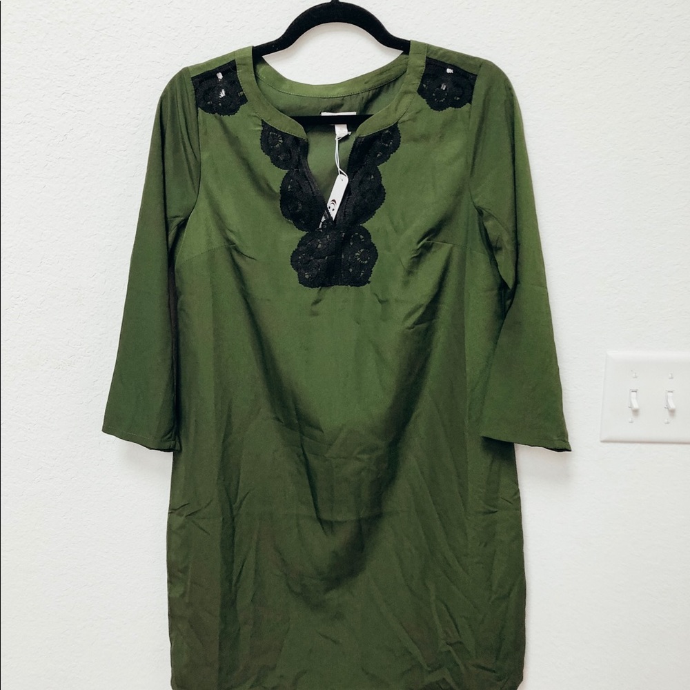 Olive Green Cocktail Dress